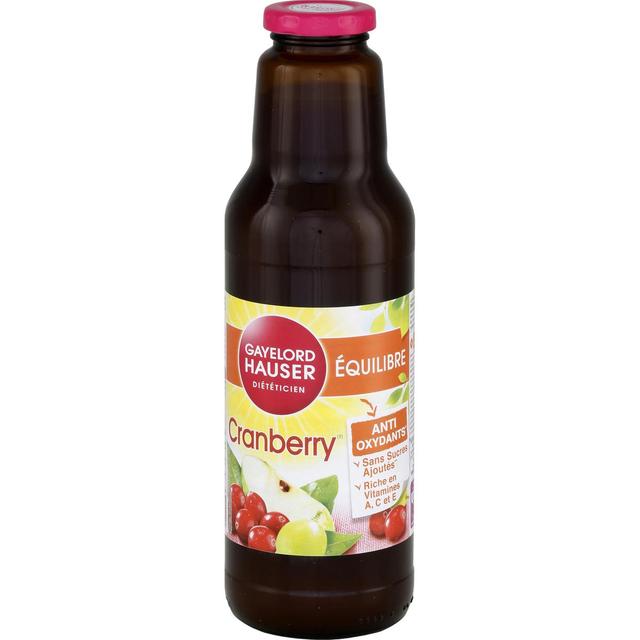 3229820159485 - Gayelord Hauser - Jus cranberry sans sucres ajoutés