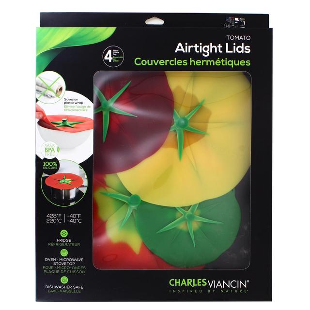 3700527519685 - Charles Viancin - set de 4 couvercles tomates