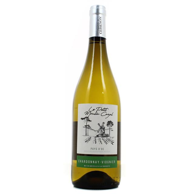 3760188391686 - Vin de pays d'Oc Blanc IGP - Chardonnay - Viognier le petit moulin Cazal