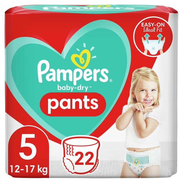 8001841461786 - Pampers Babydry Pants - Couches culottes T5 12/17kg 