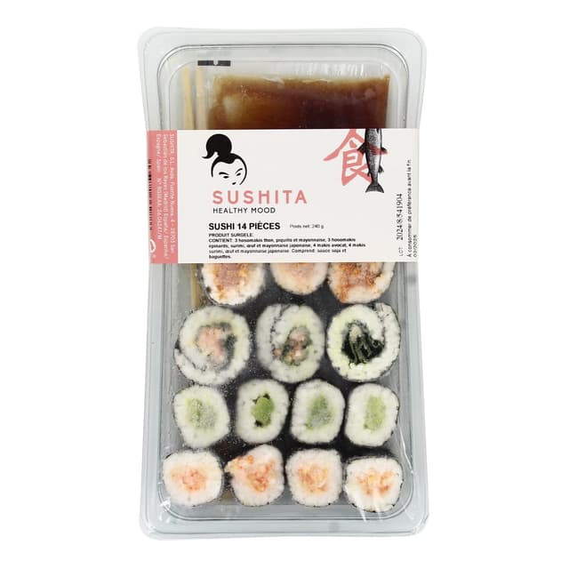 8436581362886 - Sushita - Sushis 14 pièces