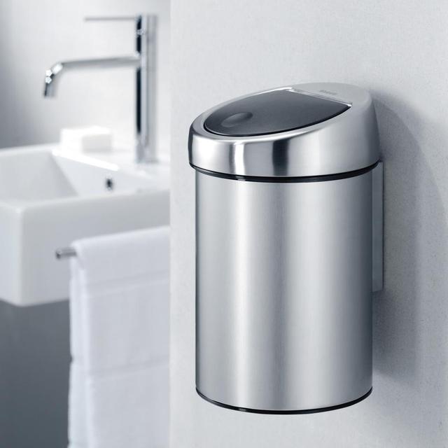 8710755363986 - Brabantia - Poubelle Touch Bin 3 L, seau intérieur plastique