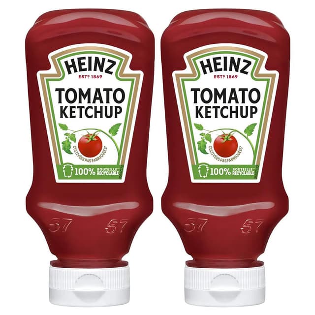 0000087157215 - Heinz - Tomato Ketchup en Flacon Souple Squeeze Top Down