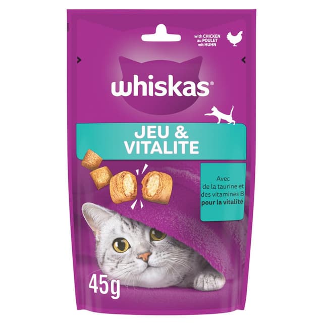5998749145586 - Whiskas - Friandise Poulet Jeu & vitalité pour chat adulte