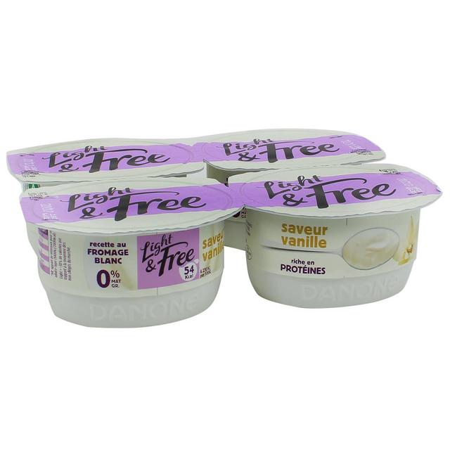 3033490005986 - Light&Free - Fromage Blanc Vanille 0%mg