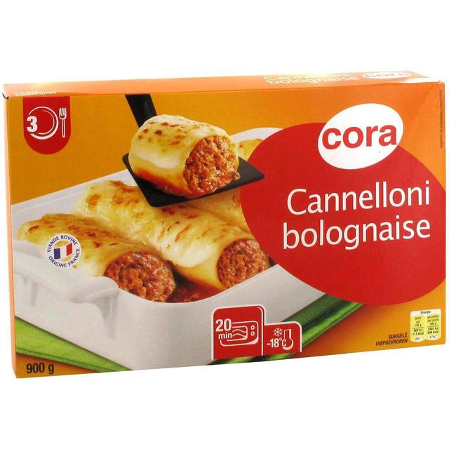 3257986406686 - Cora - Canelloni à la Bolognaise