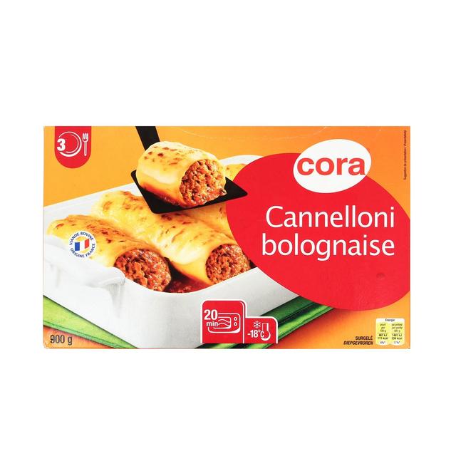 3257986406686 - Cora - Canelloni à la Bolognaise