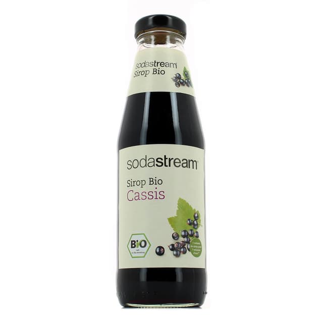 3291480779686 - Sodastream - Cassis Bio- Sirop concentré spécial boisson gazeuse