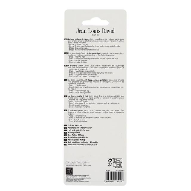 3666085110187 - Jean Louis David - Bloc polisseur 4 étapes