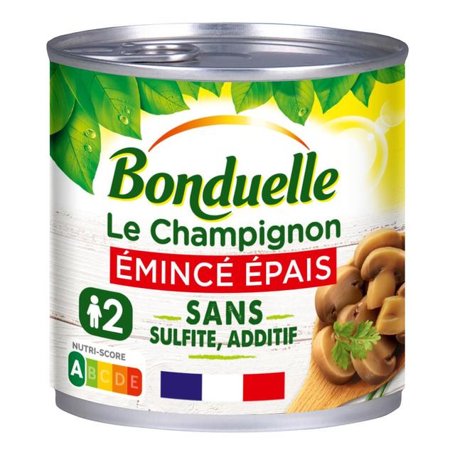 3083681120387 - Bonduelle - Champignons Emincés Epais sans sulfite et sans additif 