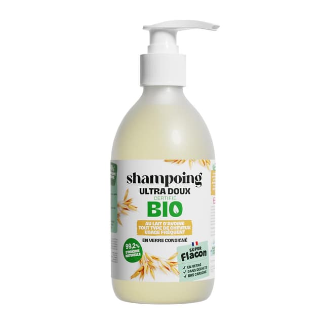 3770015542587 - Super Flacon - Shampoing ultra doux BIO au lait d'avoine