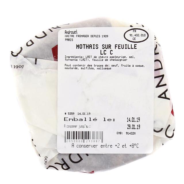 2050000293887 - Androuet, Maître Fromager - Mothais sur Feuille - Lait de chèvre pasteurisé