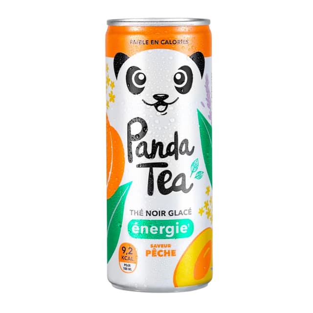 3760293233987 - Panda Tea - Thé vert glacé pêche 