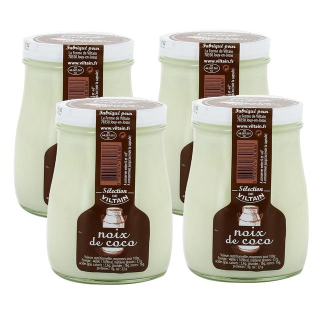2050000285387 - Ferme de Viltain - Yaourt Lait Entier Saveur Noix de Coco