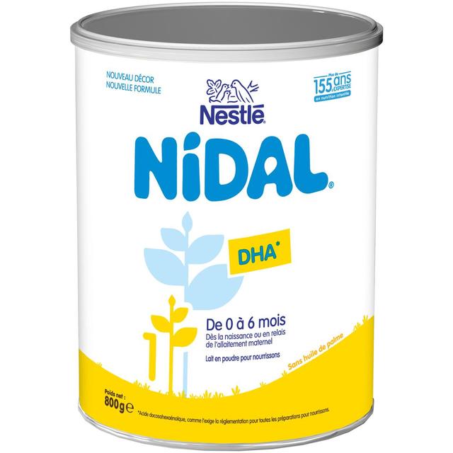 7613032405687 - Nestlé - NIDAL - Lait bébé en poudre 1er âge, 0-6 mois