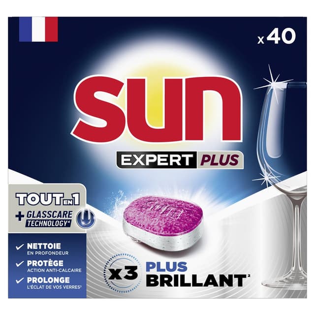 8720182785787 - Sun - Tablettes Lave-Vaisselle Tout en 1 Brillance 
