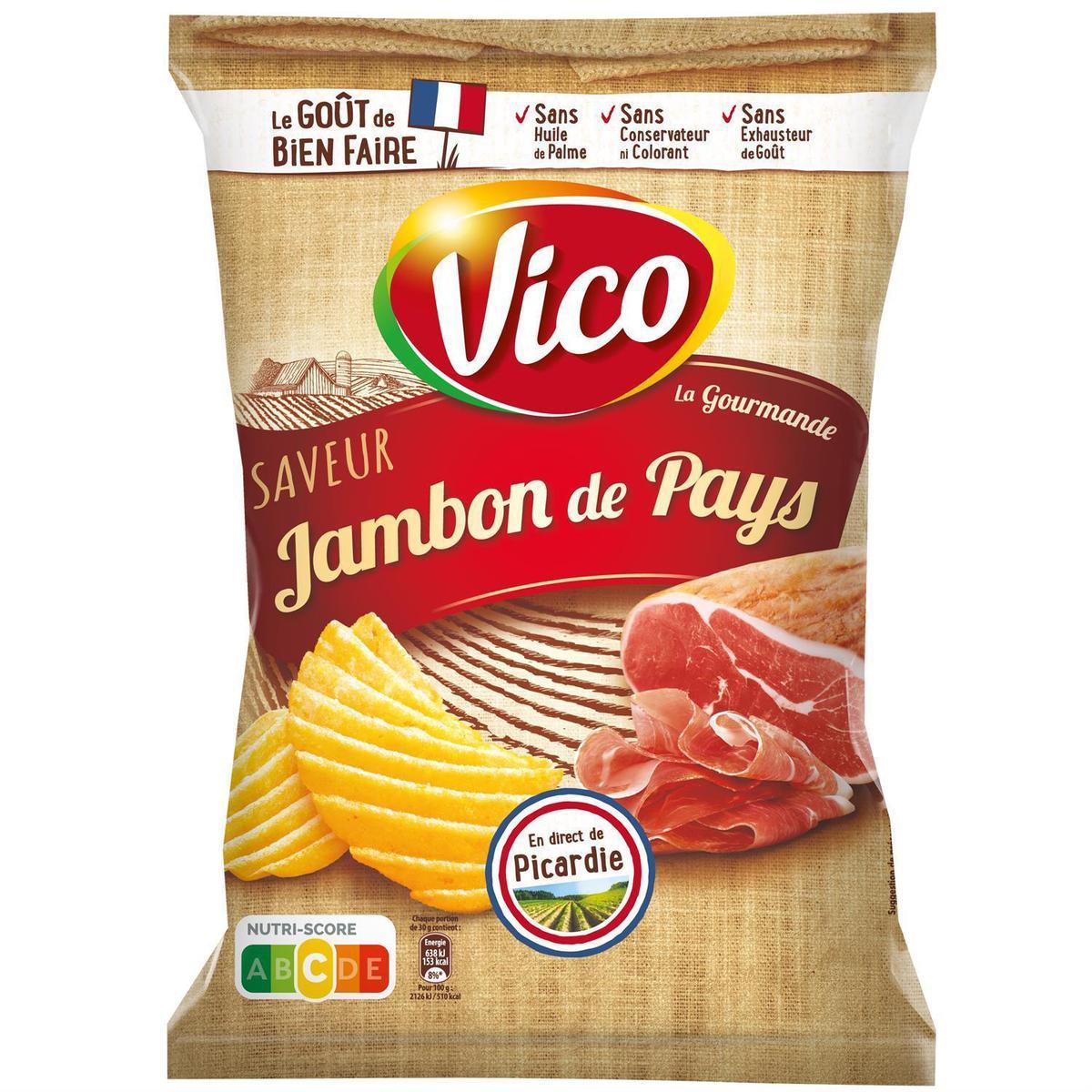 3336971906087 - Vico - Chips gourmande Jambon de pays