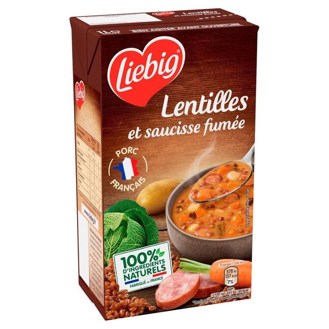 3036815437387 - Liebig - Soupe à la Campagnarde- Lentilles et Saucisses Fumées
