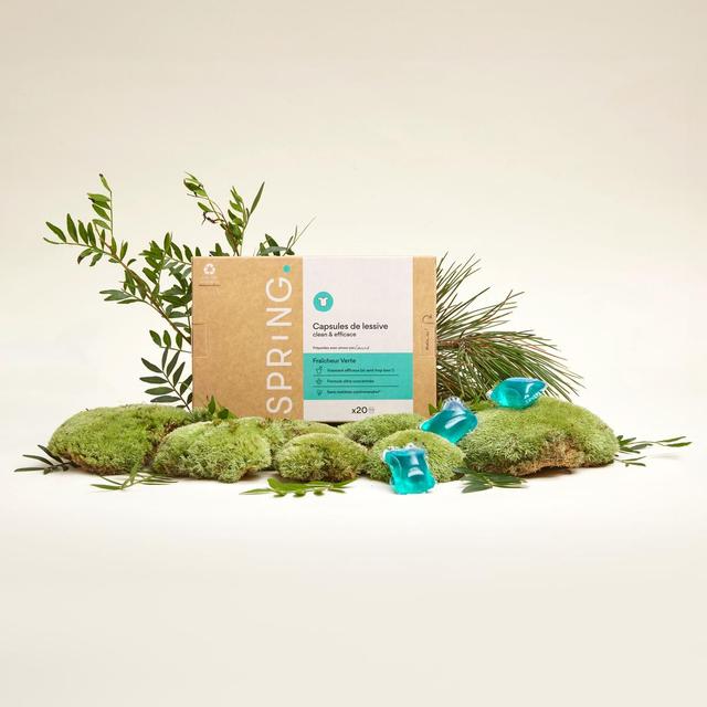 3760313230088 - Spring - Lessive capsule Fraîcheur verte