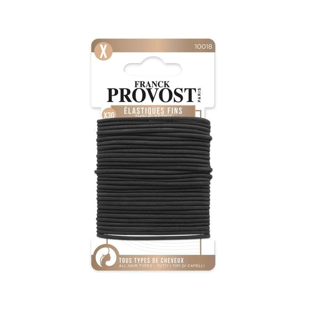 3666085100188 - Franck Provost - Elastiques fins noir