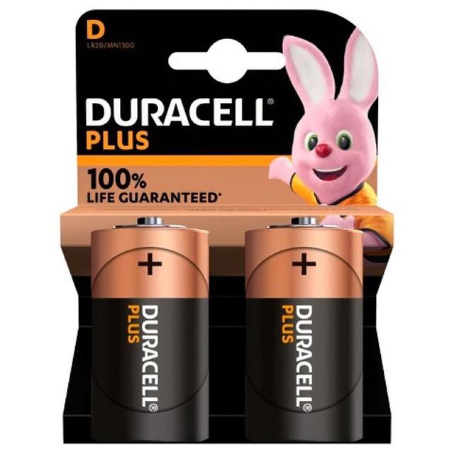 5000394141988 - Duracell - 2 Piles LR20 / D Alcaline Plus