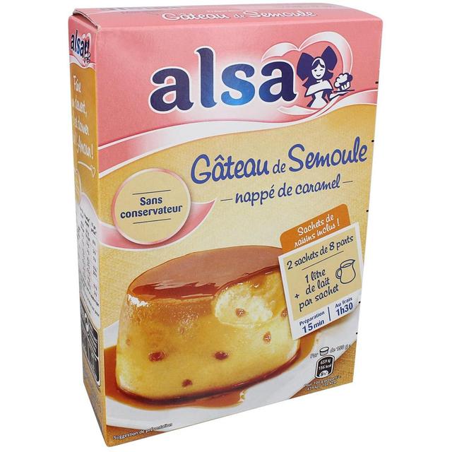 3027030012688 - Alsa - Préparation gâteau semoule et raisins secs