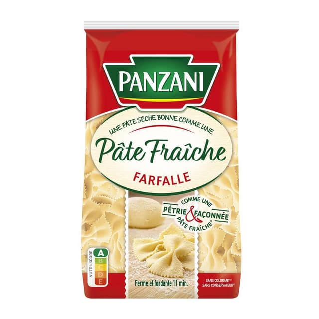 3038359003288 - Panzani - Pâtes Farfalle qualité pâte fraîche