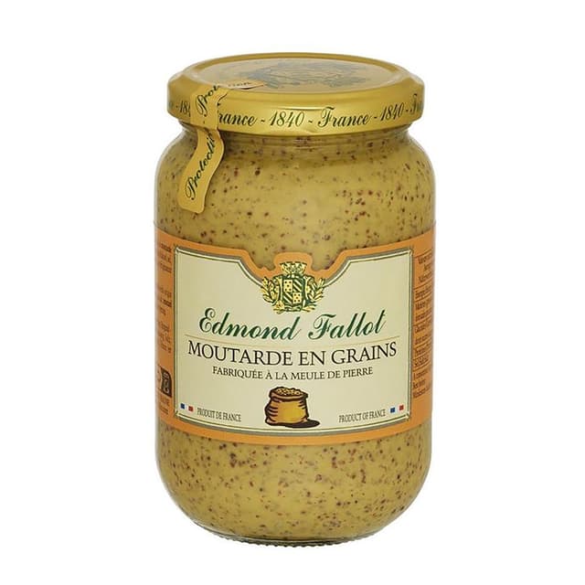 3230140003488 - Edmond Fallot - Moutarde de Dijon en grains bocal