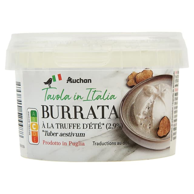 3596710524488 - Auchan Tavola In Italia - Burrata à la truffe d'été