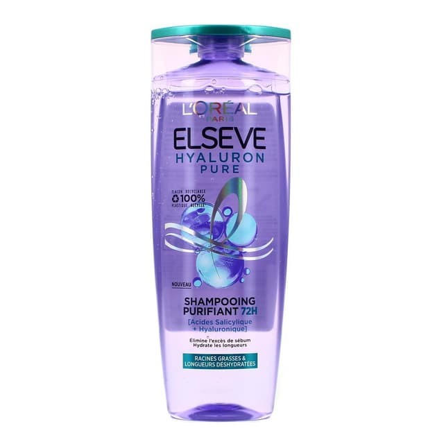 3600524135188 - Elsève - Shampooing Purifiant 72H Hyaluron Pure