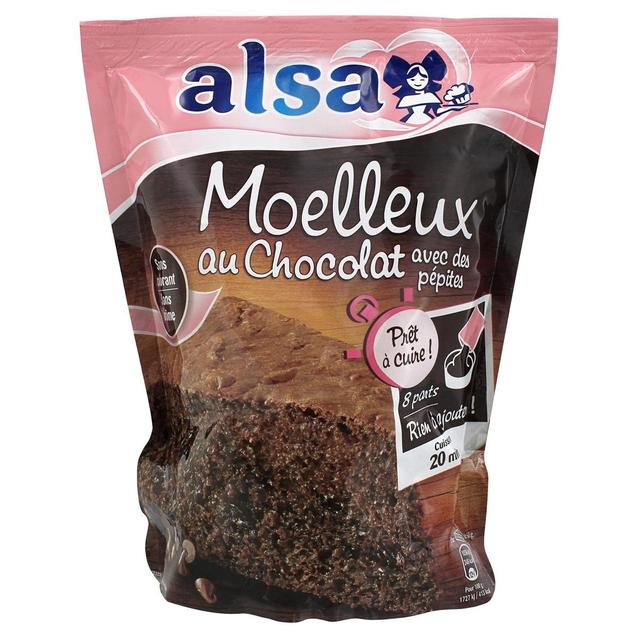 3027030015788 - Alsa - Préparation pour moëlleux au chocolat avec des pépites