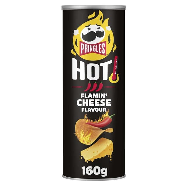 5053990175888 - Pringles - Chips Tuiles HOT Flamin' Cheese 