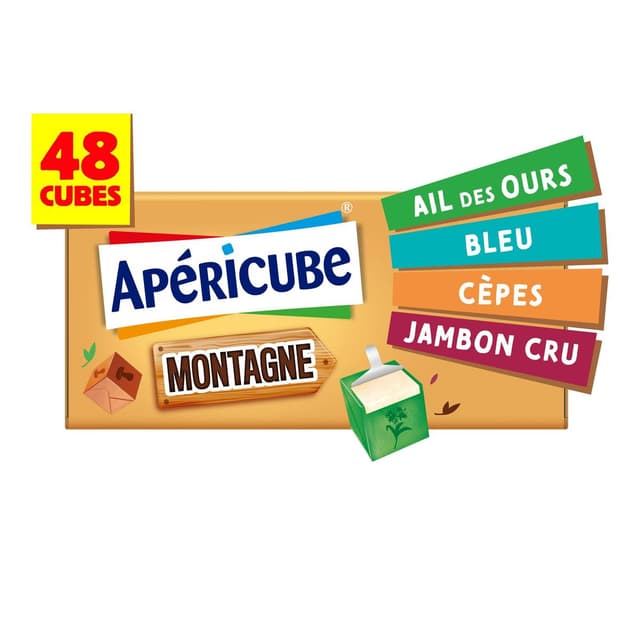 3073781216288 - Apéricube - Fromage saveur Montagne