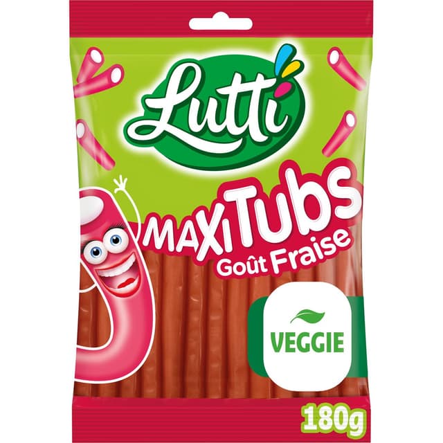 3116740037088 - Lutti - Bonbon Fili-doo XL fraise 180G
