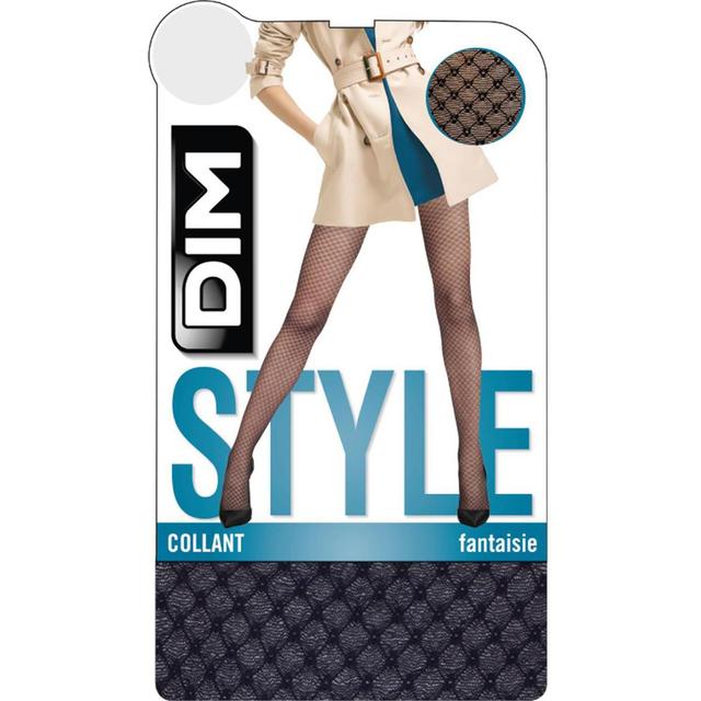 3610860527288 - Dim - Collant femme noir fantaisie T3/4 Style