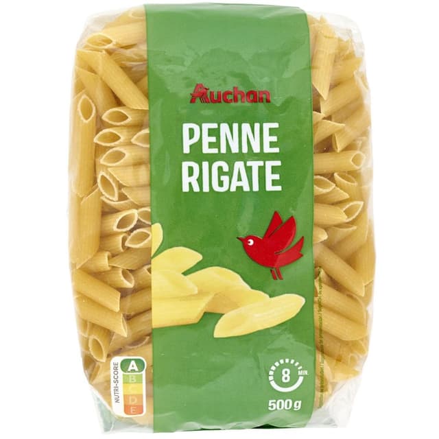 3596710478088 - Auchan - Pâtes Penne Rigate