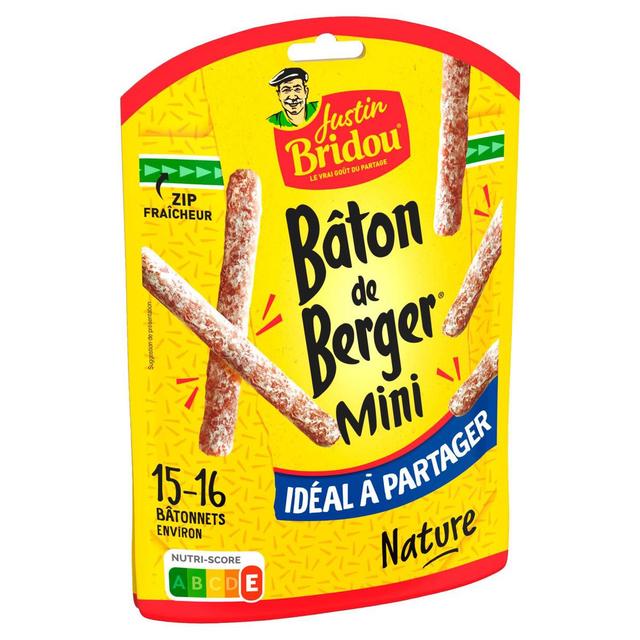 3449865328688 - Justin Bridou - Saucisson Mini Bâtons de Berger Nature