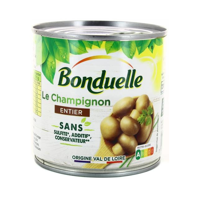 3083681120189 - Bonduelle - Champignons entiers sans sulfite et sans additif