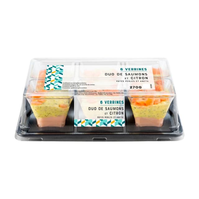 3700009260289 - Mix Buffet - Verrines Duo Saumon, Citron & Aneth