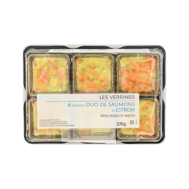 3700009260289 - Mix Buffet - Verrines Duo Saumon, Citron & Aneth