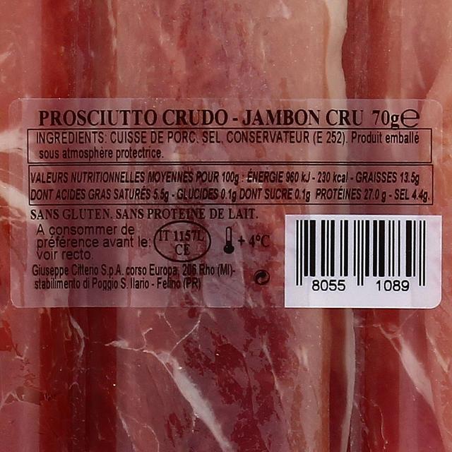 0000080551089 - Citterio - Jambon Cru