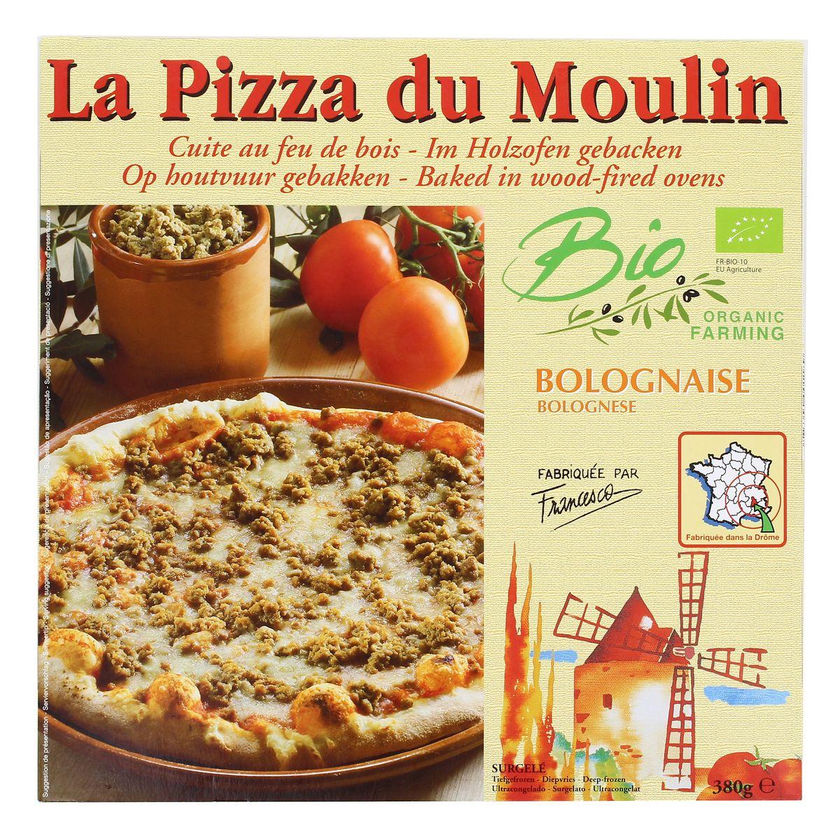  - La Pizza du Moulin - Pizza Bolognaise Bio cuite au feu de bois