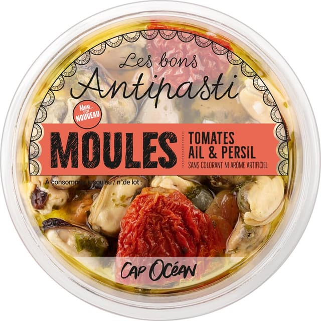 Moules Apéritif Ail Persil