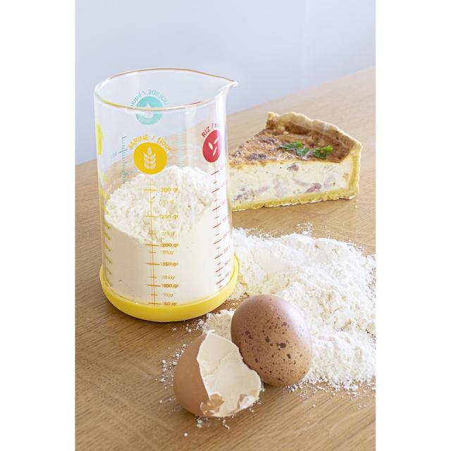 3760132812489 - Pebbly - Verre mesureur verre/silicone Jaune
