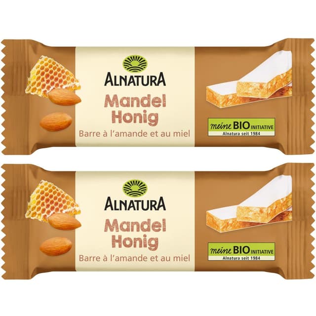 2050000362989 - Alnatura - Barre à l'amande et miel bio