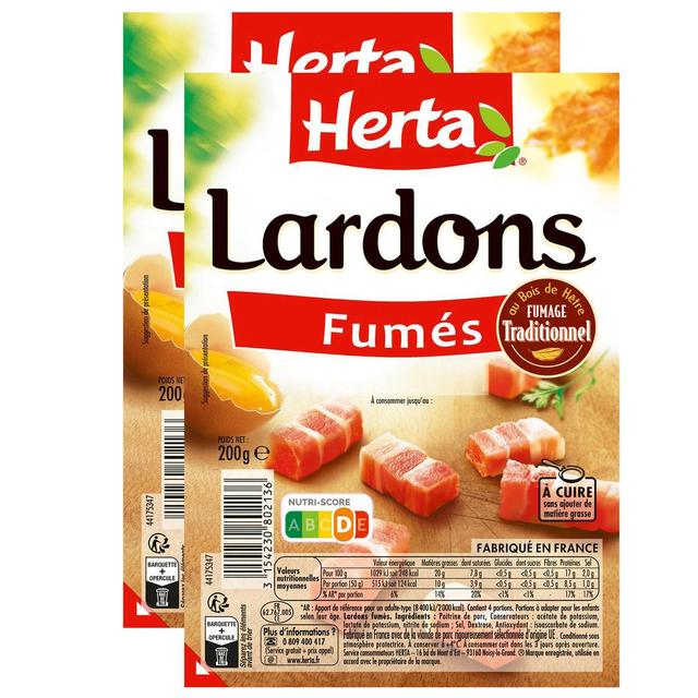 2050000396489 - Herta - Lardons Fumés