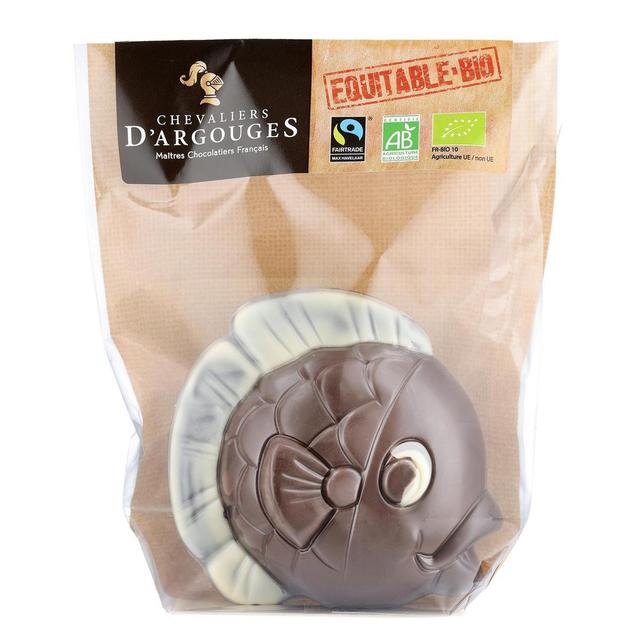 3421371516889 - Chevalier D Argouges - Poisson au chocolat au lait 37% de cacao bio