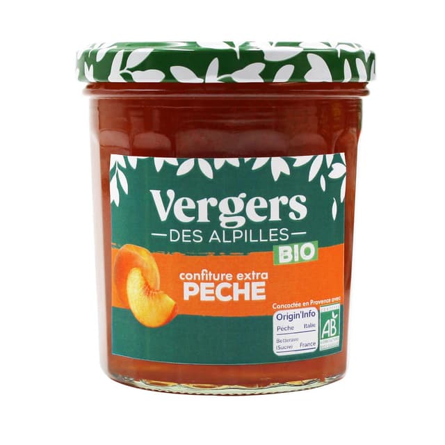 3452200009289 - Vergers des Alpilles - Confiture Extra Pêch Bio