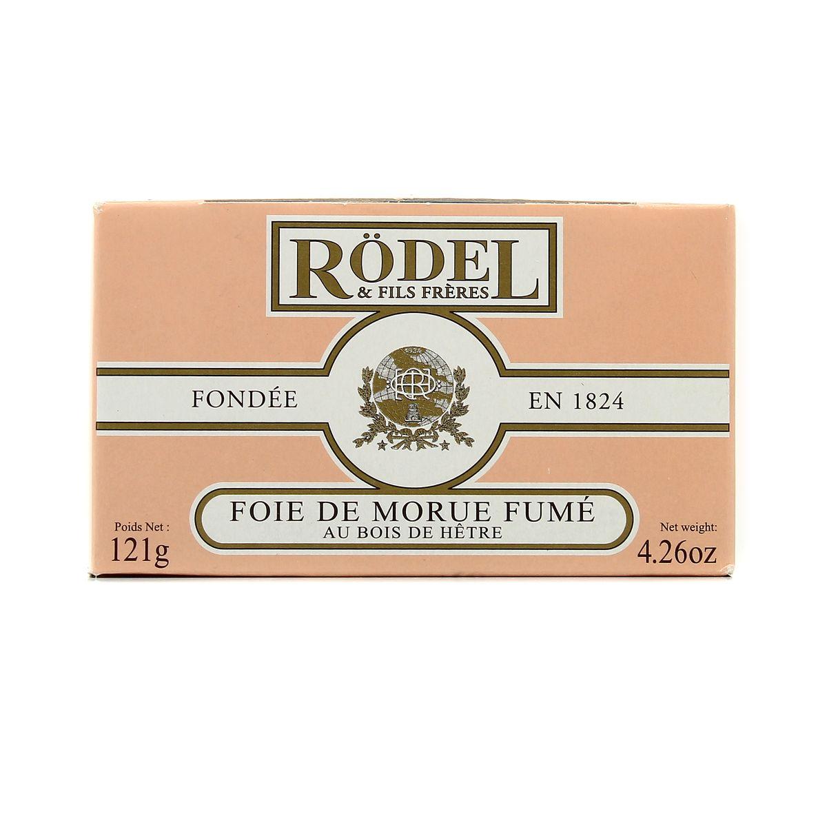 Rödel - Foie de Morue fumée bois de hêtre