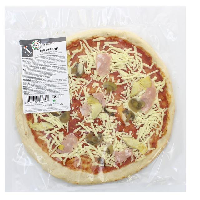 8059070740790 - L'Italie des Pizzas - Pizza Fraiche Cappricciosa - Jambon Cuit, Champignons et Artichauts
